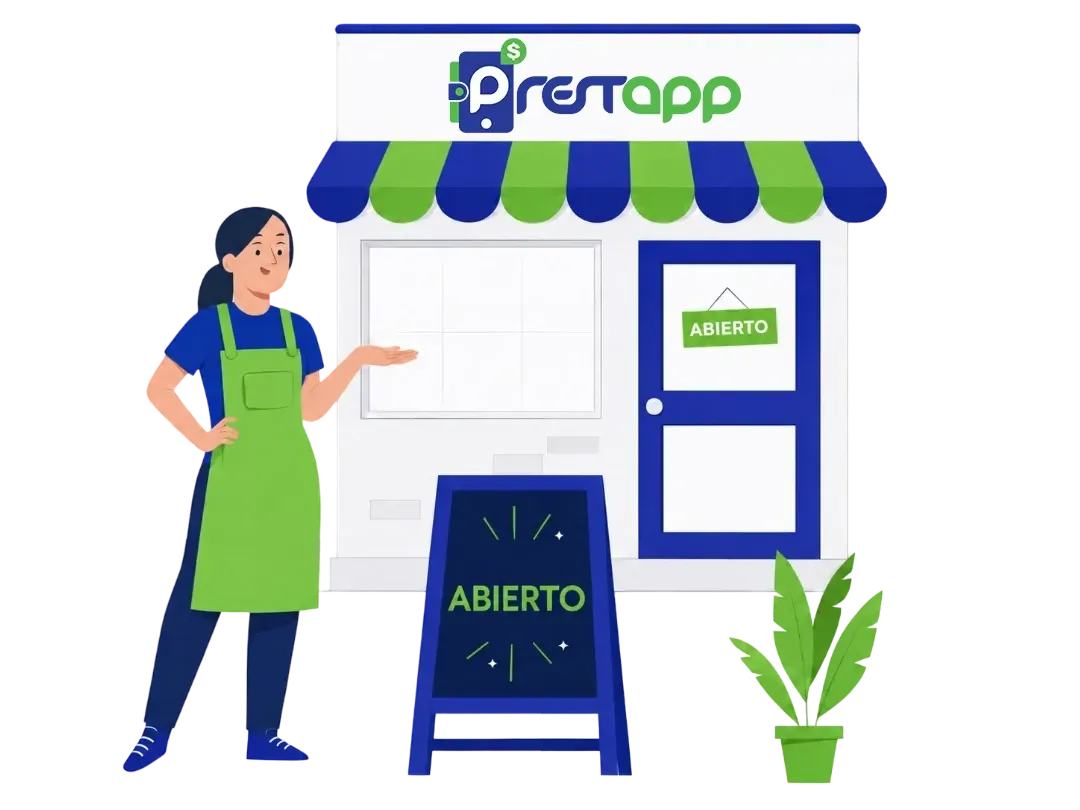 Comercio vendiendo con PrestApp